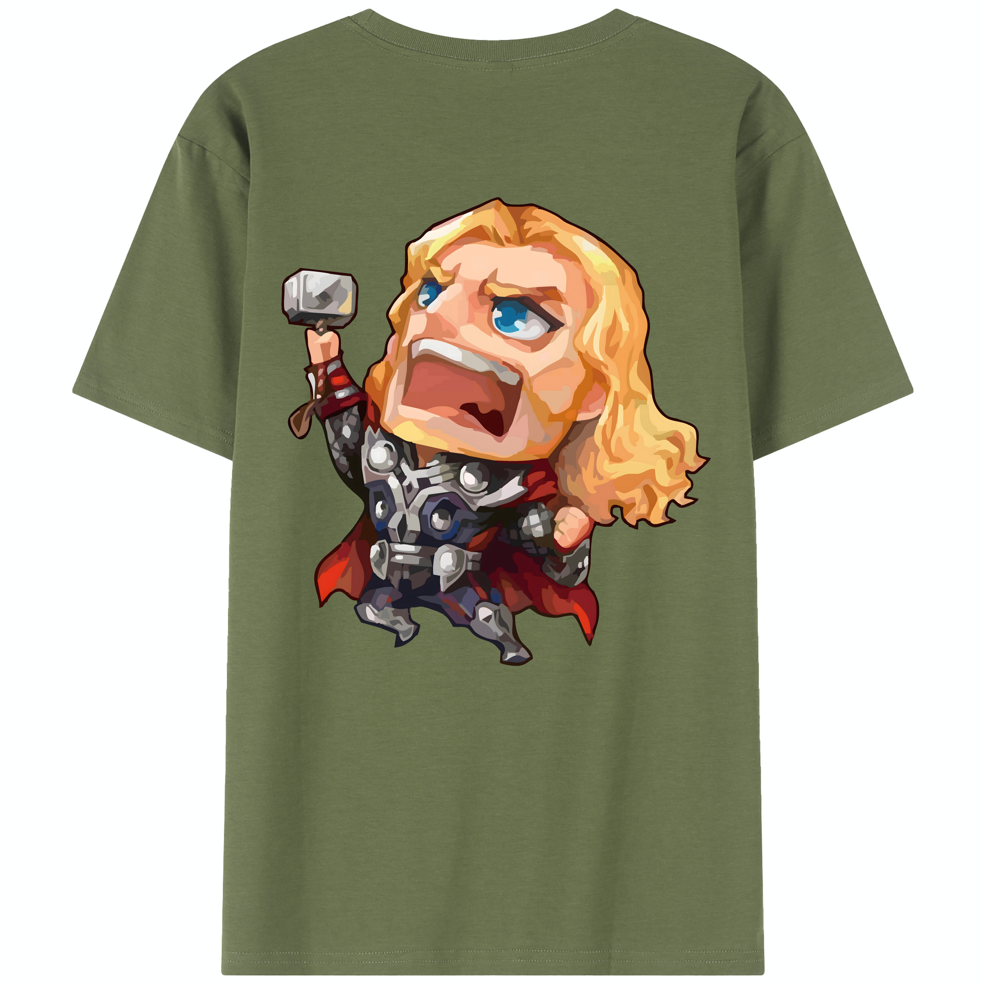 （画像用） アベンジャーズ The Avengers 綿100％半袖Tシャツ（背面プリント）